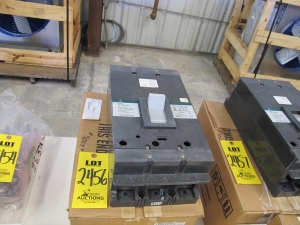 BREAKER, CIRCUIT TYPE, INTERCHANGEABLE TRIP KIND, 600 AMP RATING, 600 VAC VOLT RATING, 3 POLE. MOLDED CASE, 1800-6000A ADJUSTABLE INSTANTANEOUS TRIP, INCLUDES 1EA. TRIP UNIT P/N TKMA836T600 TRIP CHARACTERISTICS MUST BE IN ACCORDANCE WITH GES-6111D. 6EA. LUGS P/N TCAL61 1 EA. BREAKER FRAME P/N TKM836F000, PART # TKMA836600WL (W-44) LOADING & HANDLING FEE $5-